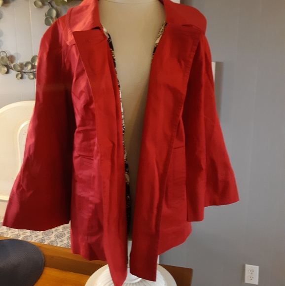 QVC Jackets & Coats Nwt Red Qvc Jacket Poshmark